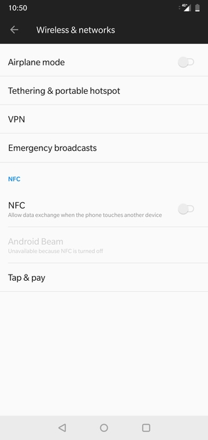 Select Tethering & portable hotspot