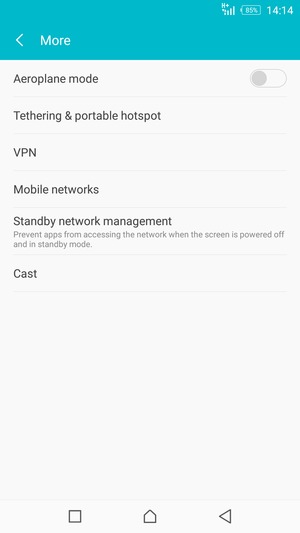 Select Tethering & portable hotspot