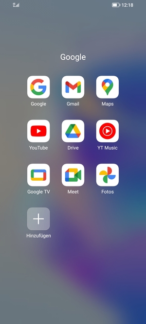 Wählen Sie Gmail