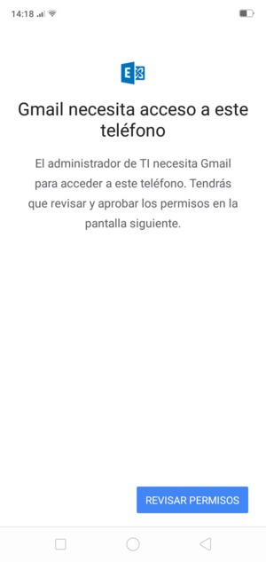 Seleccione REVISAR PERMISOS