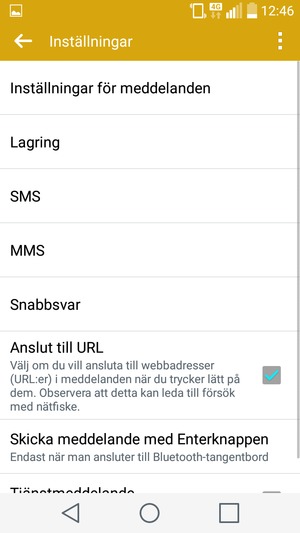 Välj SMS