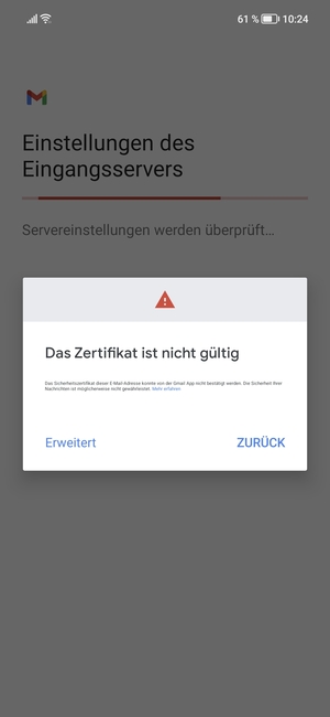 Wählen Sie Erweitert