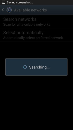 Wait for the search to finish