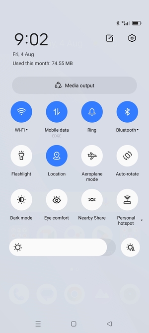Turn off Wi-Fi and Bluetooth