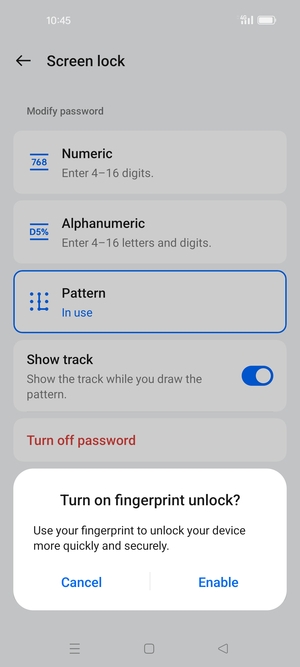 Select your preferred option