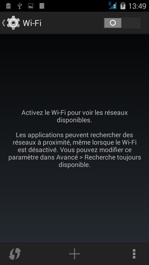 Activer le Wi-Fi