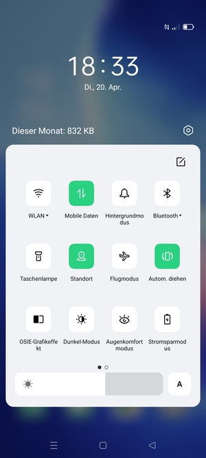 Schalten Sie Standort aus