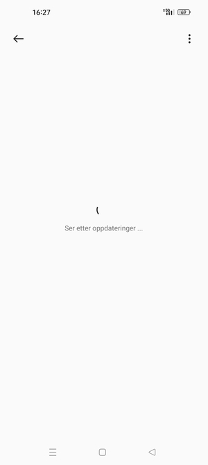 Vent til søket er ferdig