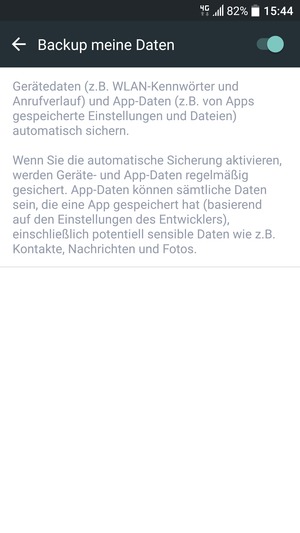 Wählen Sie die Zurück-Taste