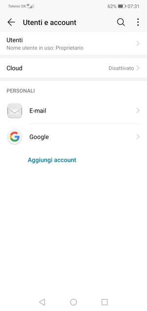 Seleziona Google