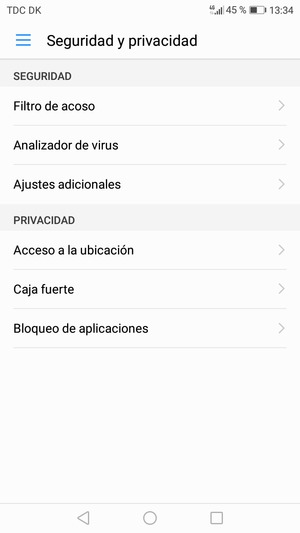 Seleccione Ajustes adicionales