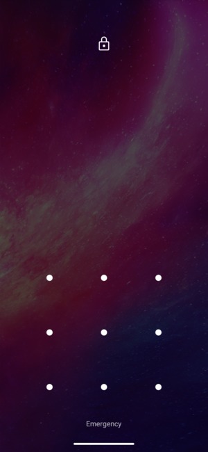 Your phone is now secure with a screen lock