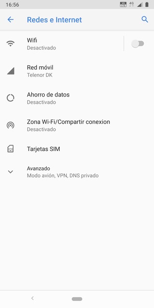 Seleccione Zona Wi-Fi/Compartir conexion
