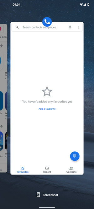 Swipe apps up to close them