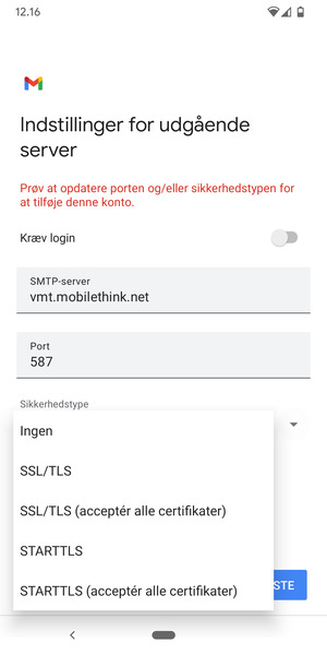 Vælg Ingen
