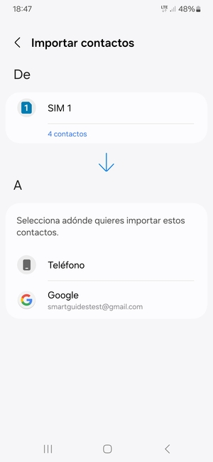 Seleccione  Google