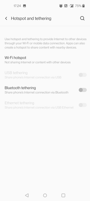 Select Wi-Fi hotspot