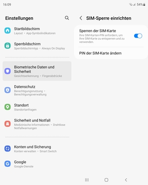 Wählen Sie PIN der SIM-Karte ändern