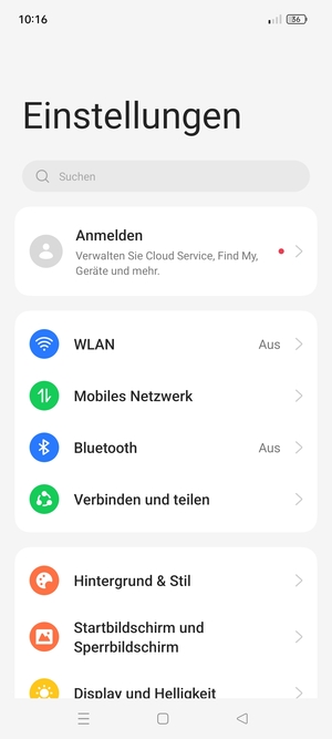 Wählen Sie WLAN