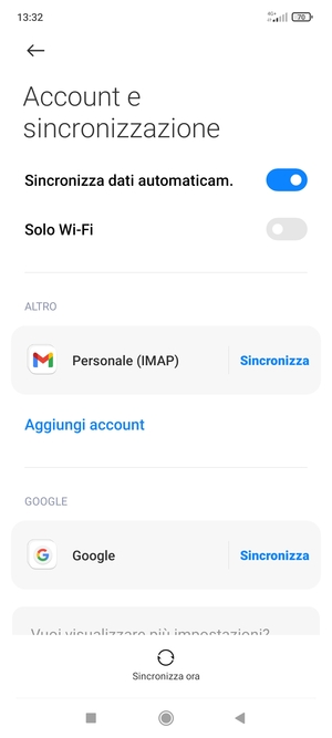 Seleziona Google