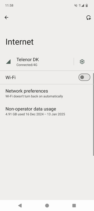 Turn on Wi-Fi