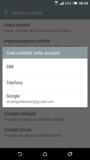 Seleziona Google