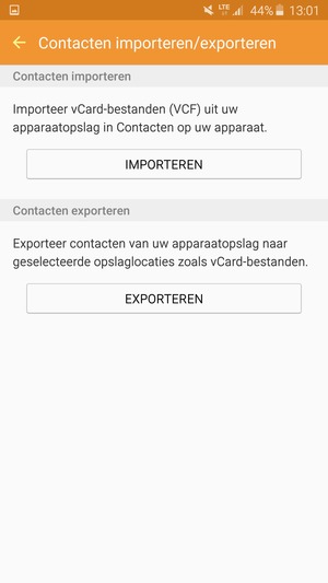 Selecteer IMPORTEREN