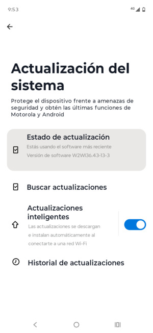 Seleccione Buscar actualizaciones