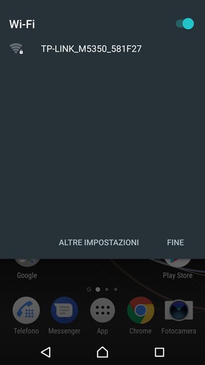 Disattiva Wi-Fi