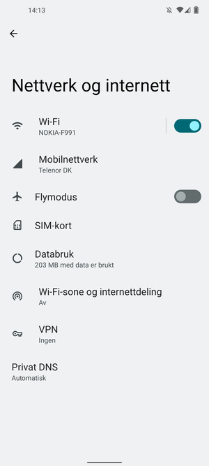 Velg Mobilnettverk