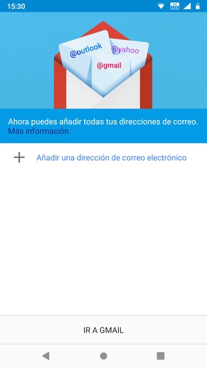 Seleccione Añadir una dirección de correo electrónico