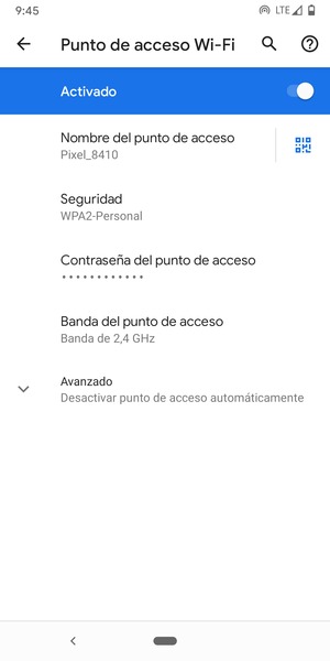 El teléfono ha sido configurado para su uso como módem