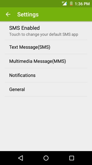 Select Text Message(SMS)