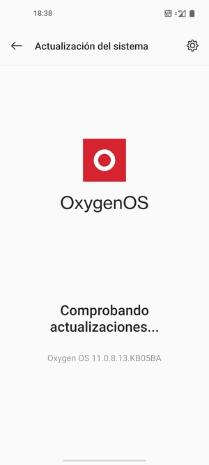 Espere a que la búsqueda termine