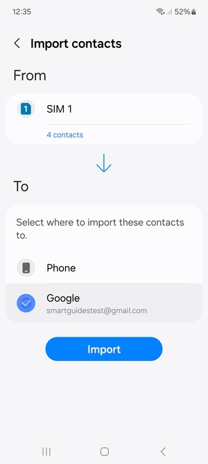 Select Import