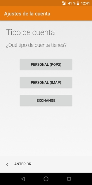 Seleccione EXCHANGE