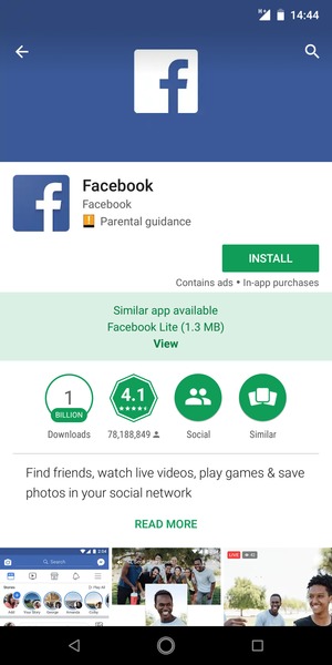 Select INSTALL