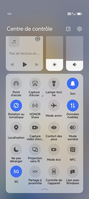 Faites défiler  et sélectionnez Mode éco