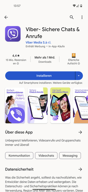 Wählen Sie Installieren