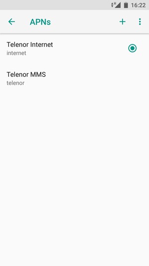 Wählen Sie die Menü-Taste