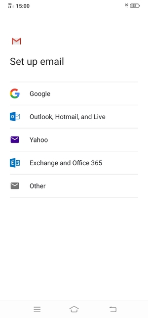 Select Outlook, Hotmail and Live
