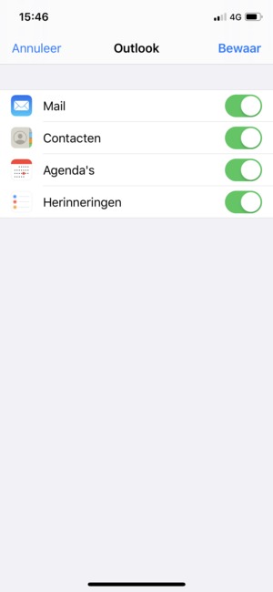Selecteer Bewaar