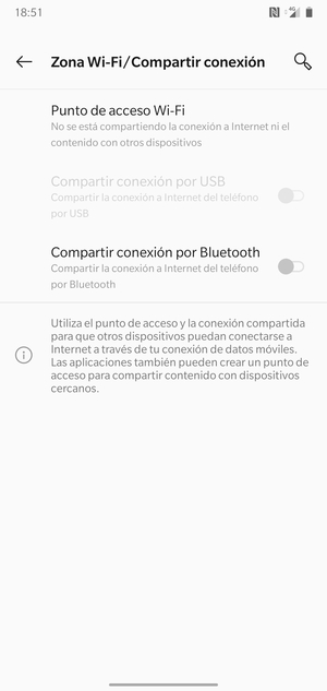 Seleccione Punto de acceso Wi-Fi