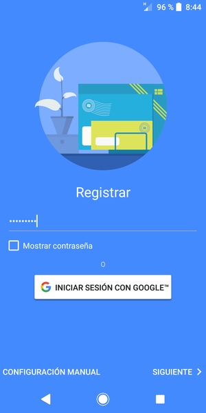 Introduzca su contraseña de Gmail y seleccione SIGUIENTE