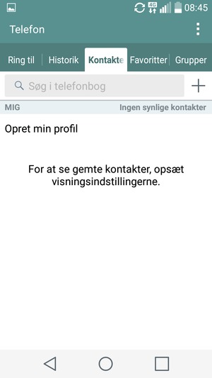 Vælg Menu-knappen