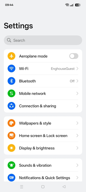 Select Mobile network