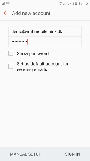 Enter your Email address and Password. Select SIGN IN