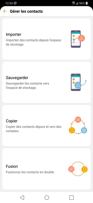 Sélectionnez Importer