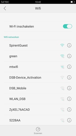 Selecteer het draadloze netwerk waarmee u verbinding wilt maken