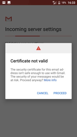 Select PROCEED
